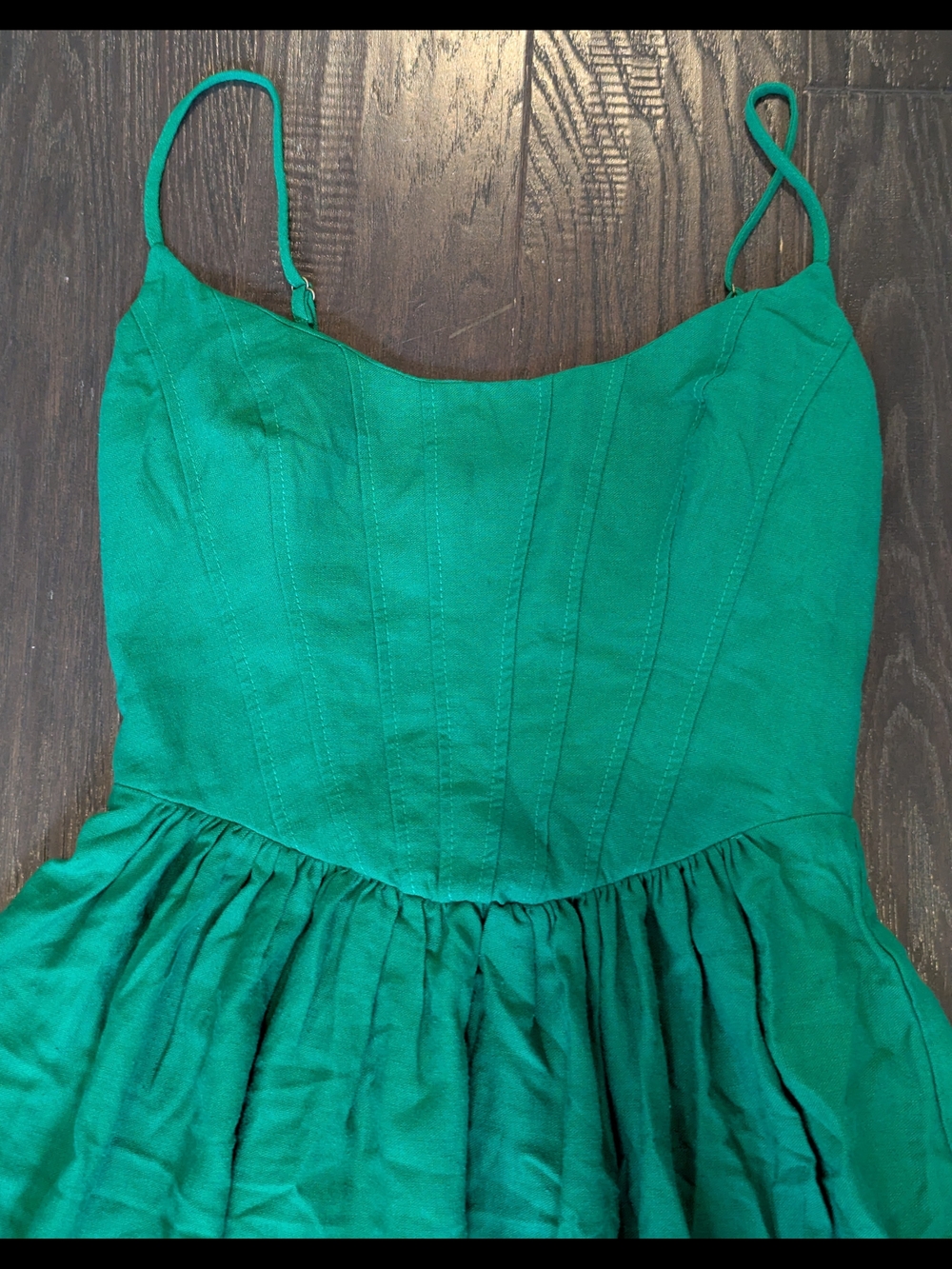 FARM Rio Emerald Green Spaghetti-Strap Maxi Dress - Picture 4 of 12